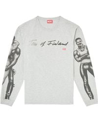 DIESEL - X Tom Of Finland Foundation Pr-T-Boxt-Ls-Tom25 Long Saleeved T-Shirt - Lyst