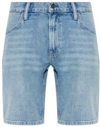AllSaints - Switch Slim Denim Shorts - Lyst