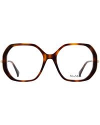 Max Mara - Geometric Frame Glasses - Lyst