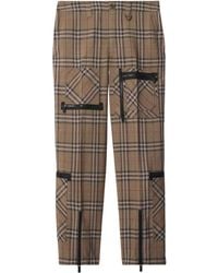 Burberry - Check Pants - Lyst
