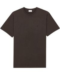 Saint Laurent - Cassandre Crewneck T-Shirt - Lyst