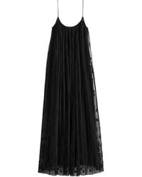 TOTEME - Totême Floral Tulle Midi Slip Dress - Lyst