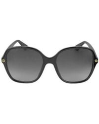 Gucci - Eyewear Square Frame Oversized Sunglasses - Lyst