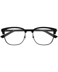Gucci - Eyewear Browline Frame Glasses - Lyst