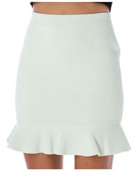 JW Anderson - Jw Anderson High Waist Ruffled Hem Skirt - Lyst