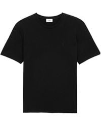 Saint Laurent - Cassandre Crewneck T-Shirt - Lyst