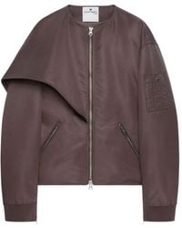 Courreges - Bomber With Oversized Bow - Lyst