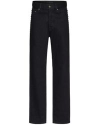 Valentino - Stud Detailed Straight Leg Jeans - Lyst