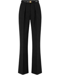 Elisabetta Franchi - Drawstring-Waist Casual Trousers - Lyst