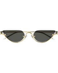 Gucci - Eyewear Cat Eye Frame Sunglasses - Lyst