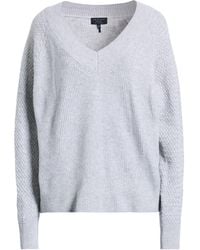 Rag & Bone - Cashmere V-Neck Long-Sleeve Knit Sweater - Lyst