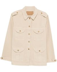 Blazé Milano - Blazé Milano Saharan Pocket Cotton Jacket - Lyst