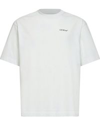 Off-White c/o Virgil Abloh - Bluewash Jersey Half Arrow Skate T-Shirt<Br - Lyst