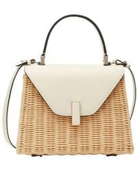 Valextra - Iside Mini Woven Top Handle Bag - Lyst