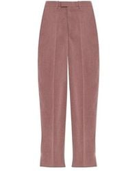 Bottega Veneta - Wool And Linen Pants - Lyst