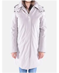 Woolrich - Logo Patch Hooded Parka - Lyst