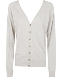 Lisa Yang - Ribbed V-Neck Knit Top - Lyst
