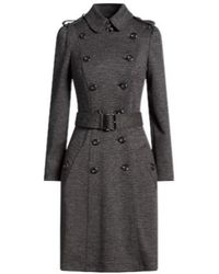 Burberry - Double-Breasted Wool Coat - Lyst