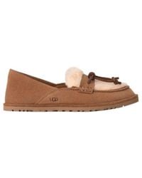 UGG - Zora Shearling Loafer Flat Shoes - Lyst