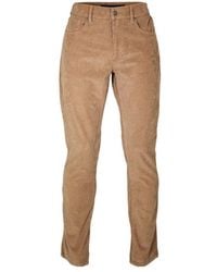 7 For All Mankind - Corduroy Straight Leg Trousers - Lyst