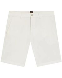 BOSS - Slim-Fit Chino Shorts - Lyst