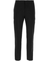 McQueen - Straight-Leg Tailored Cigarette Trousers - Lyst