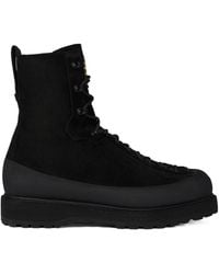 Stone Island - S100110 Lace-Up Rubber-Sole Hiking Boots - Lyst