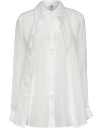 TOTEME - Double-Collar Shirt - Lyst