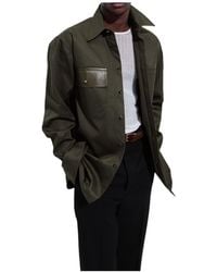 Bottega Veneta - Cotton Gabardine Shirt - Lyst