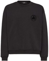 DSquared² - Logo Patch Crewneck Sweatshirt - Lyst