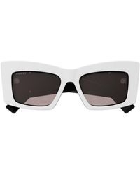 Gucci - Eyewear Rectangular Logo-Detail Sunglasses - Lyst