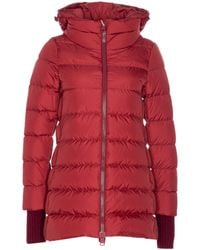 Herno - Zip-Up Hooded Down Jacket - Lyst