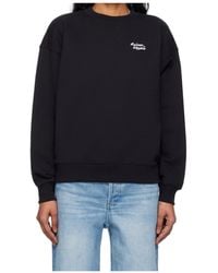 Maison Kitsuné - Maison Kitsuné Logo Embroidered Sweatshirt - Lyst