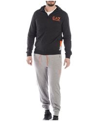 EA7 - Zip-Up Hoodie And Pants Two-Piece Set - Lyst