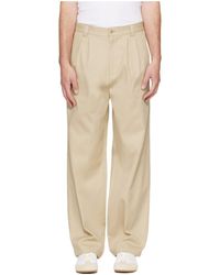 A.P.C. - Ricky Pleated Wide-Leg Pants - Lyst