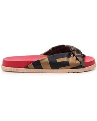 Fendi - Cross Slippers - Lyst