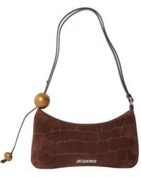 Jacquemus - Pearl Decorated Crossbody Bag - Lyst