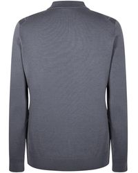 BOSS - Solid Color Minimalist Knit Sweater - Lyst