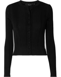 Proenza Schouler - Currin Ribbed-Knit Cardigan - Lyst