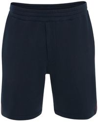 McQueen - Elasticated Drawstring Shorts - Lyst