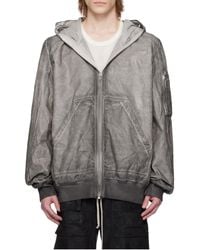 Rick Owens - Hollywood Gimp Flight Poplin Bomber Jacket - Lyst