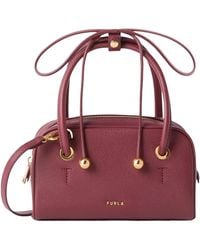 Furla - Xl Dome Leather Cross Body Bag - Lyst