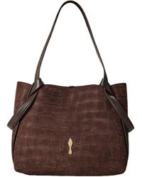 Christian Louboutin - Crocodileembossed Tote Bag - Lyst