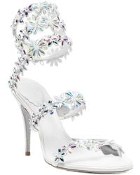Rene Caovilla - Round-Toe High-Heeled Sandals - Lyst