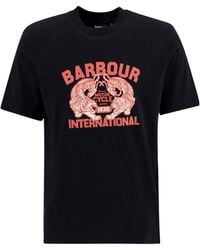 Barbour - Logo Short-Sleeved T-Shirt - Lyst