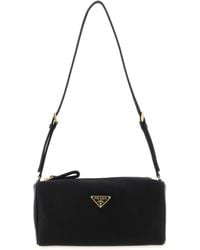 Prada - Triangle Logo Shoulder Bag - Lyst