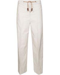 Max Mara - Elastic Waist Casual Pants - Lyst
