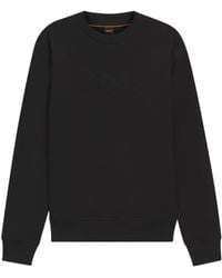 BOSS - Relaxed-Fit Sweatshirt - Lyst