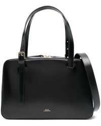 A.P.C. - Virginie Logo Printed Crossbody Bag - Lyst