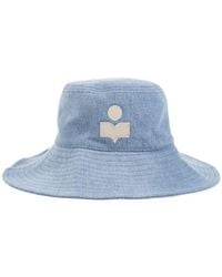 Isabel Marant - Delya Logo Embroidered Bucket Hat - Lyst